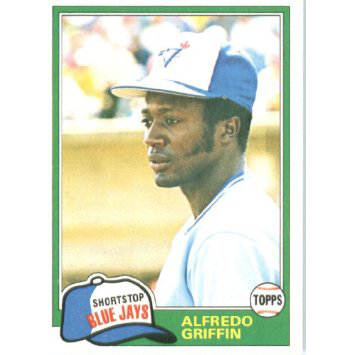 Baseball Alfredo Griffin Toronto Blue Jays 1981 Topps #277