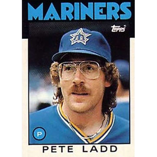 Baseball Pete Ladd Seattle Mariners 1986 Topps #58T