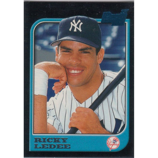 Baseball Ricky Ledee New York Yankees 1997 Bowman #75