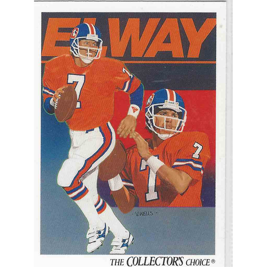 Football John Elway Denver Broncos 1991 Upper Deck #75