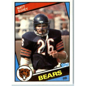 Football Matt Suhey Chicago Bears 1984 Topps #233