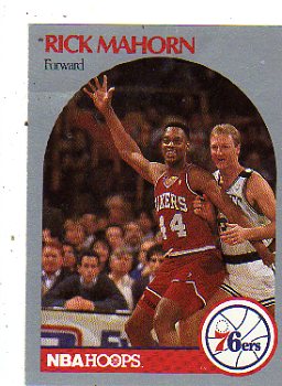 Rick Mahorn Basketball Card (Philadelphia 76ers) 1990 Hoops #230